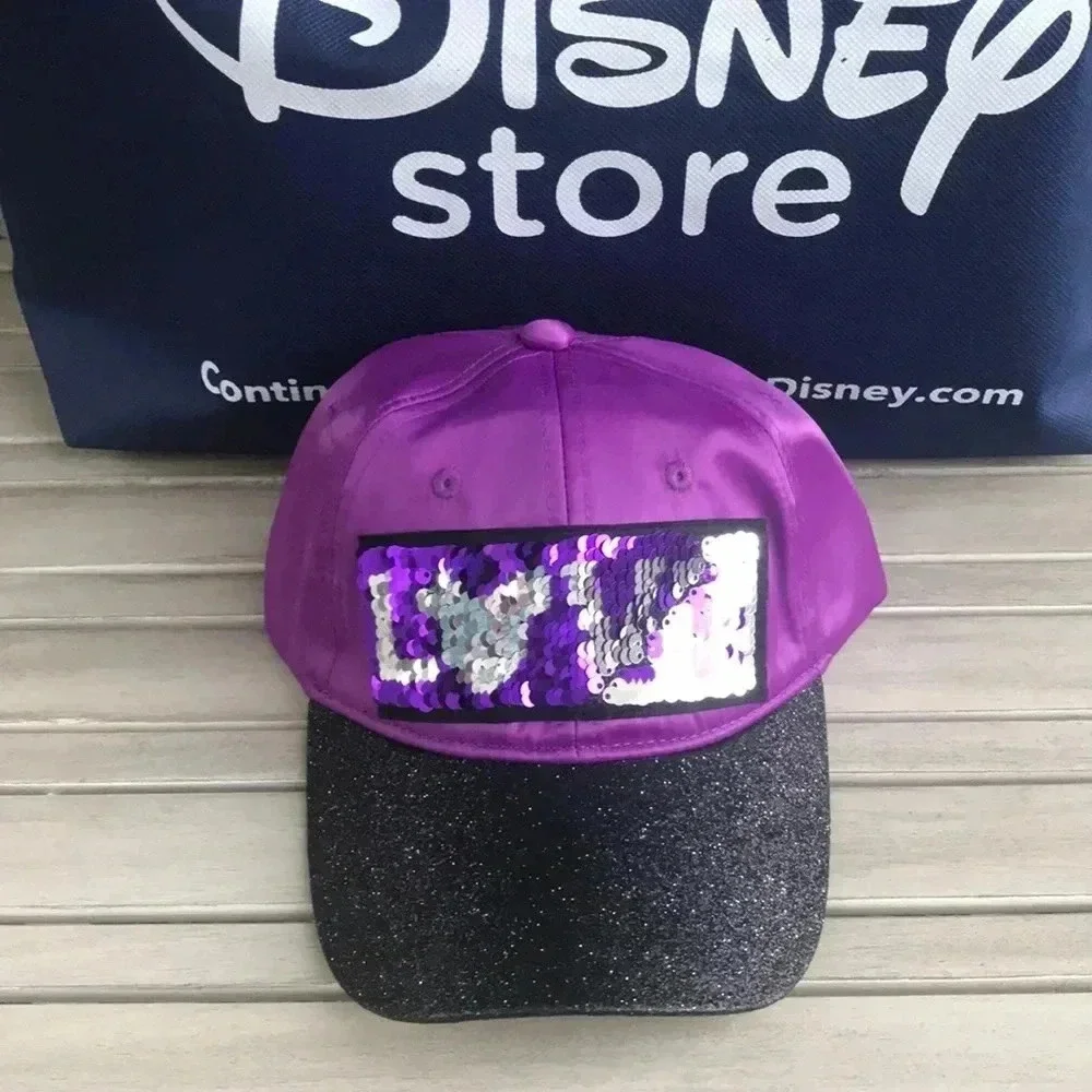 Disney Parks Mickey Purple Sequins Cap